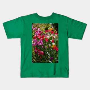 Tulips in my garden. Kids T-Shirt